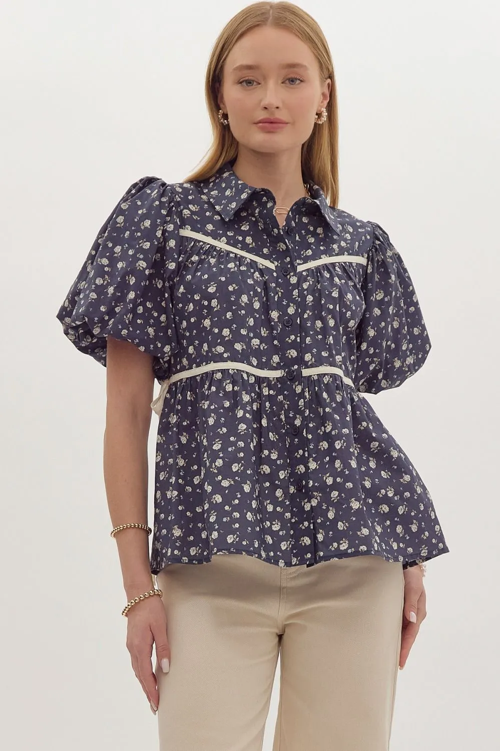 All My Love Floral Blouse