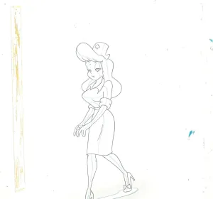 Animaniacs Original Production Drawing: Nurse