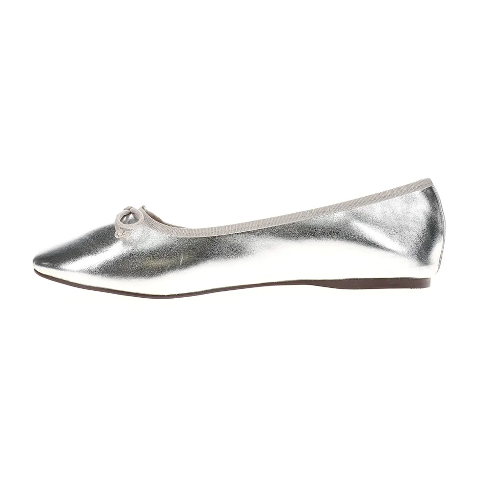 Audrey Metallic Ballet Flats