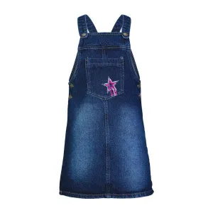 BLUE SEQUIN DENIM DUNGAREE