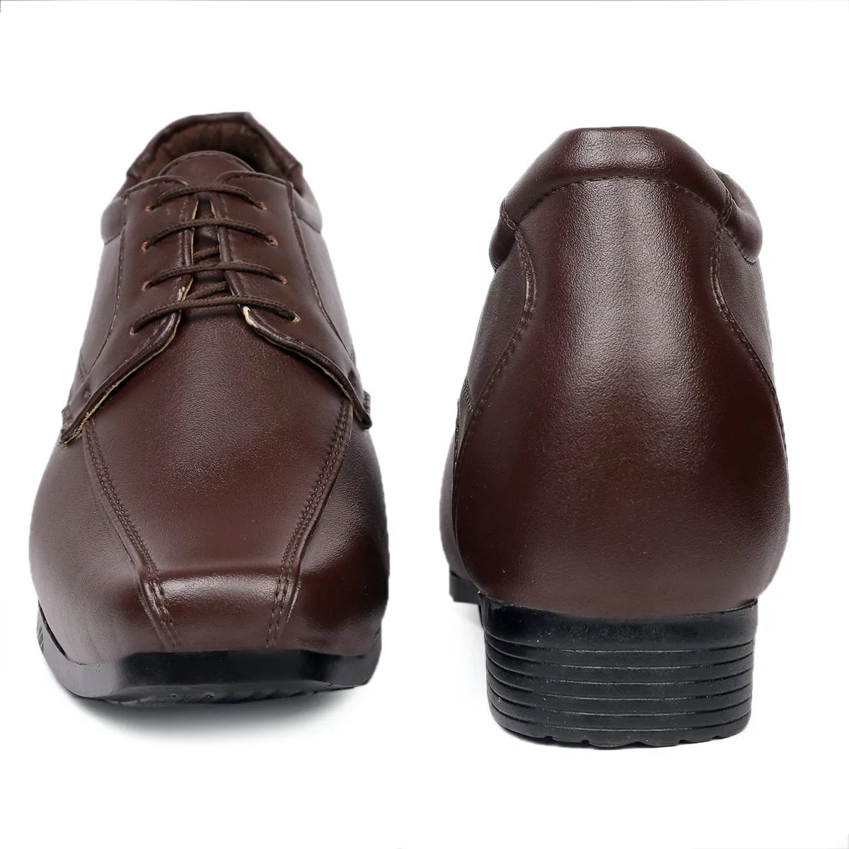 Bxxy's Faux Leather Partywear Lace-up Formal Shoes for Men