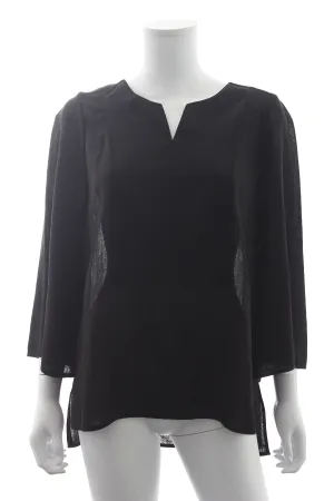 Cefinn Split-Hem Voile Blouse