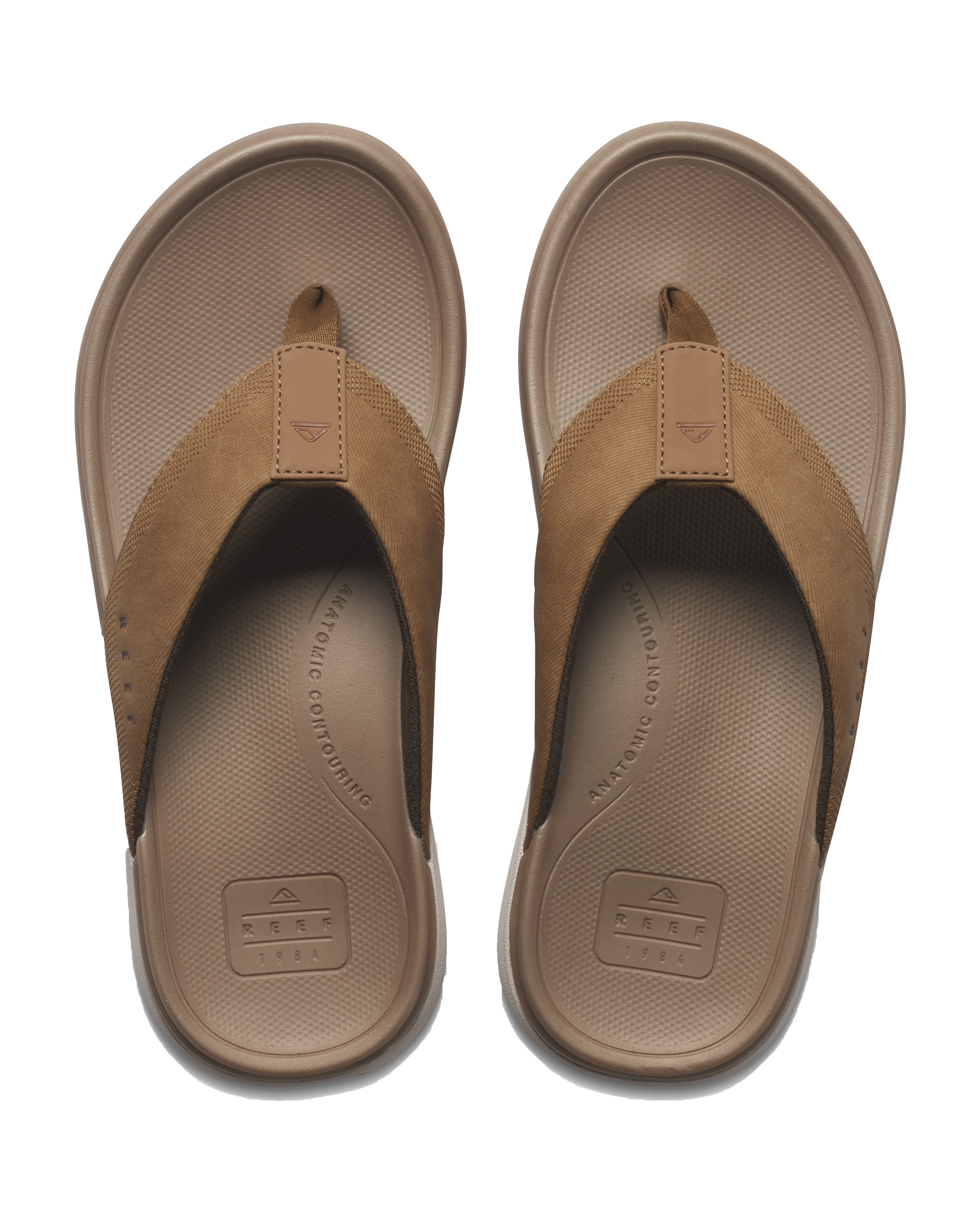 Cushion Norte Flip Flops in Tan