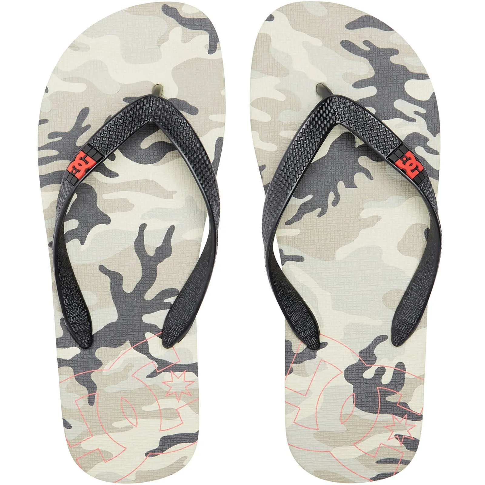 DC Shoes Mens Spray Sandals Flip Flops