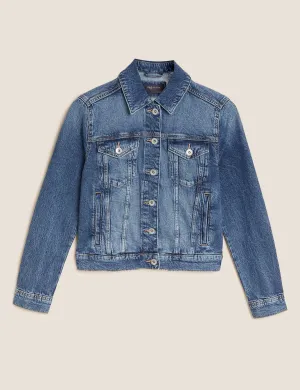 Denim Jacket with Stretch