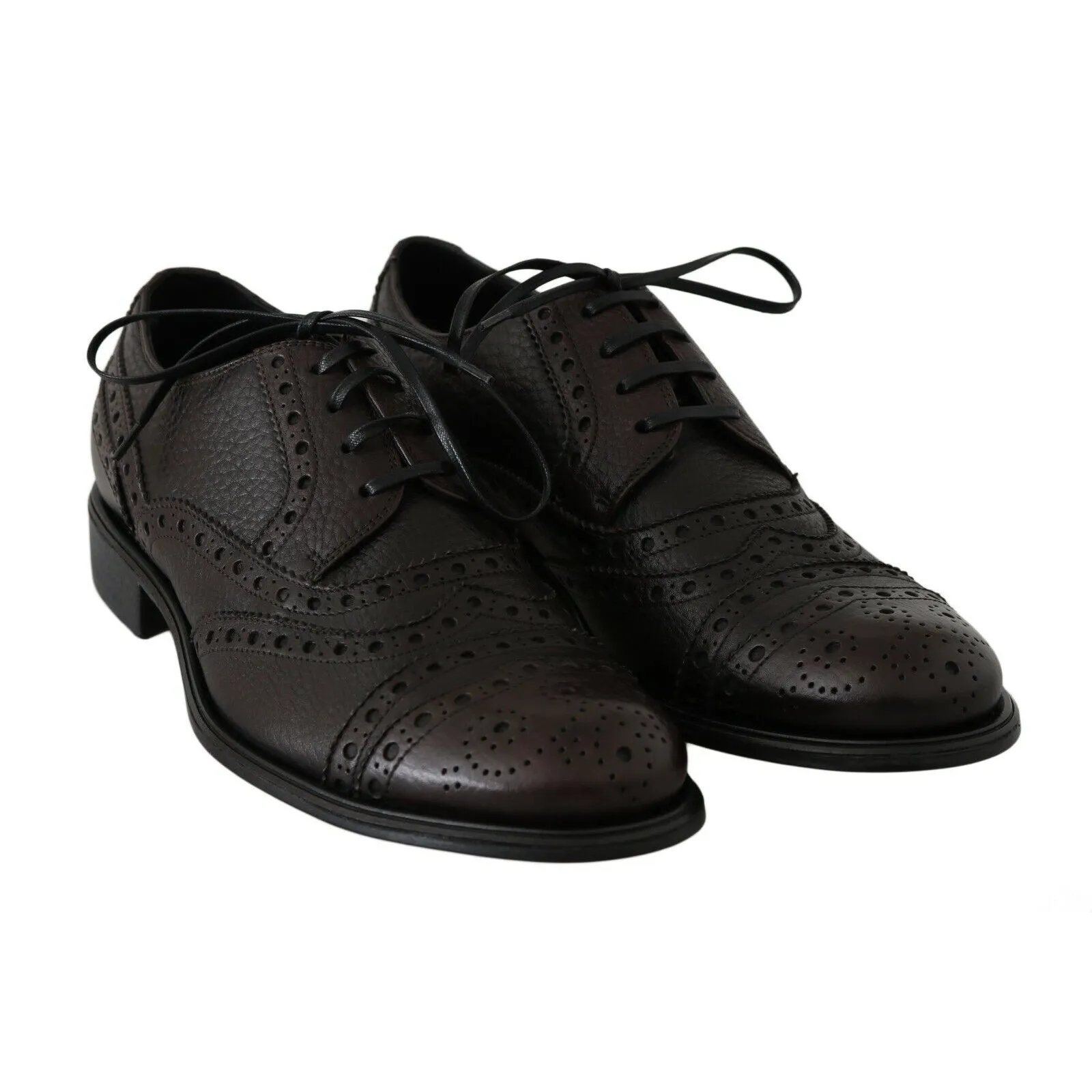 Dolce & Gabbana Elegant Wingtip Derby Dress Shoes