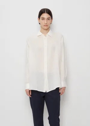 Elma Edit Linen Shirt — Off White