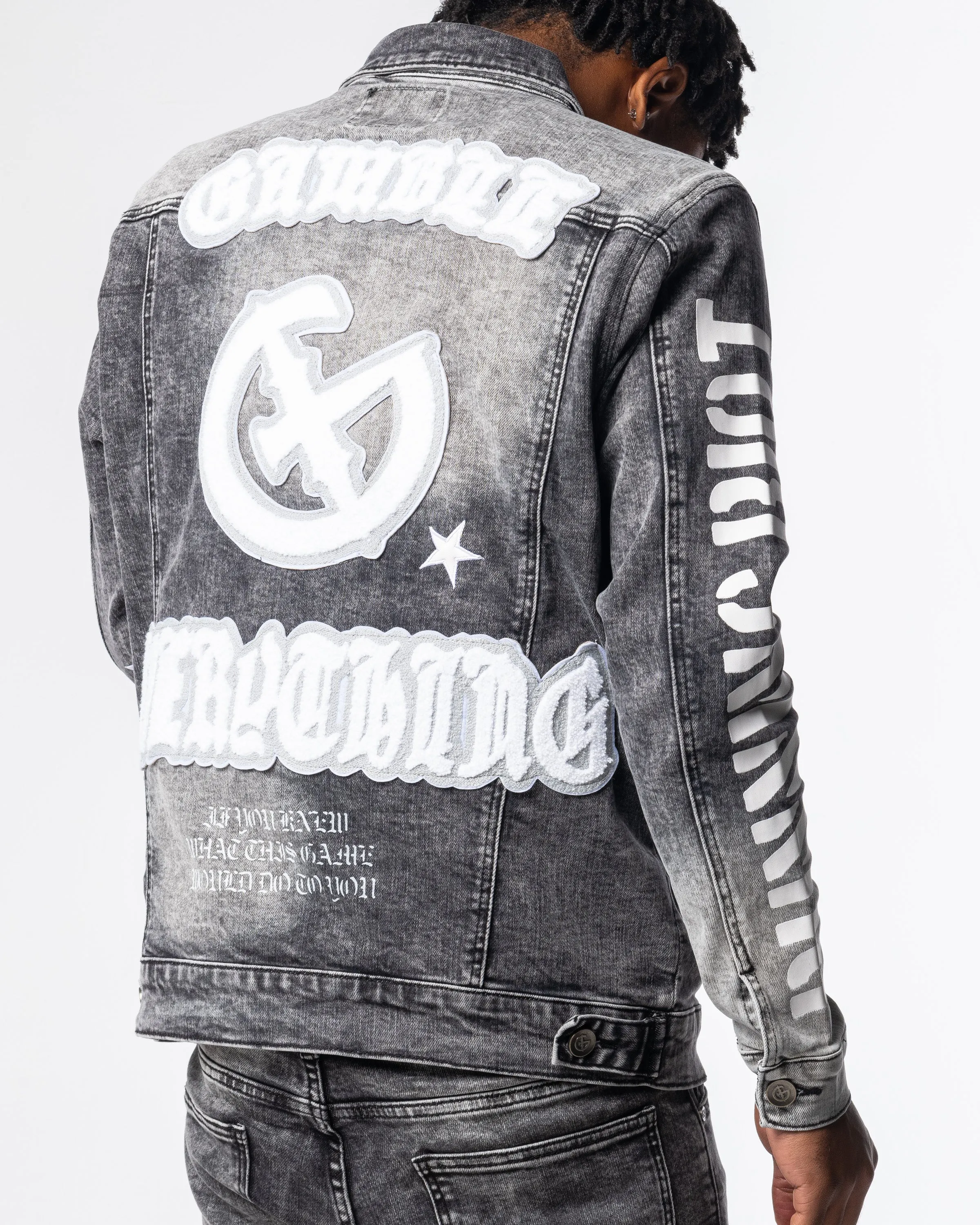 GAMBLE EVERYTHING JACKET (MIDNIGHT WASH)