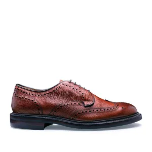 Joseph Cheaney - Bexhill Derby Brogue Shoes in Mahogany