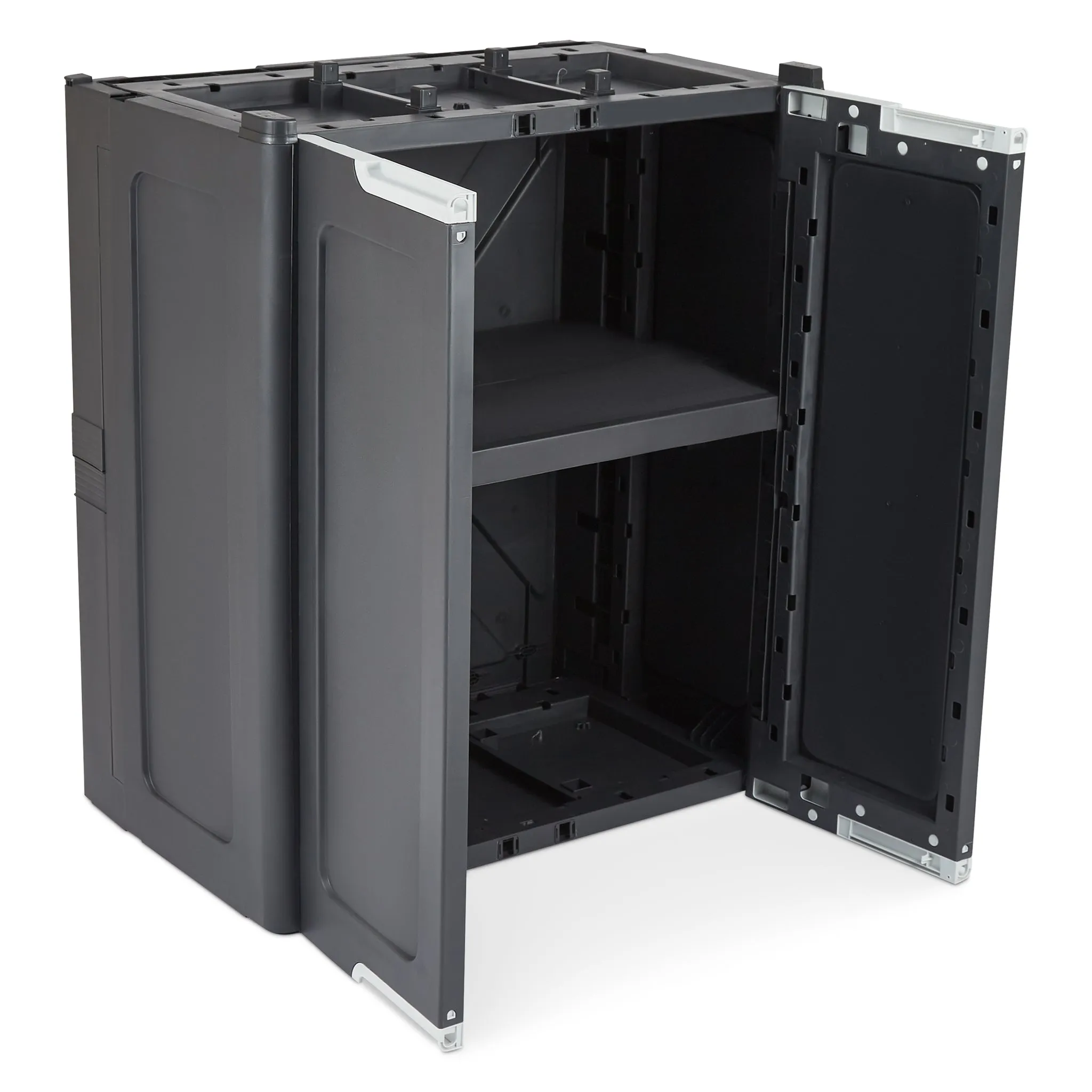 Keter Magix Storage Cabinet - Anthracite - 76cm x 47cm x 90.5cm