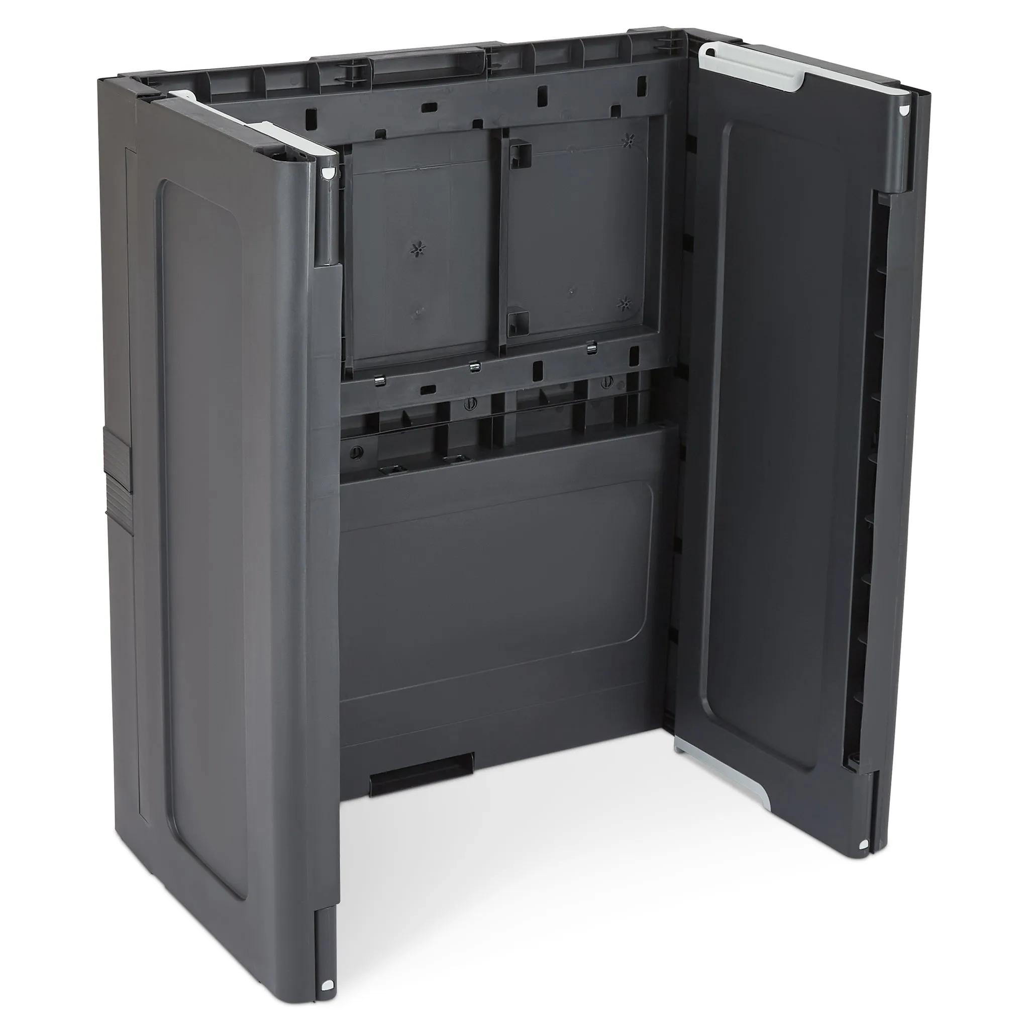 Keter Magix Storage Cabinet - Anthracite - 76cm x 47cm x 90.5cm