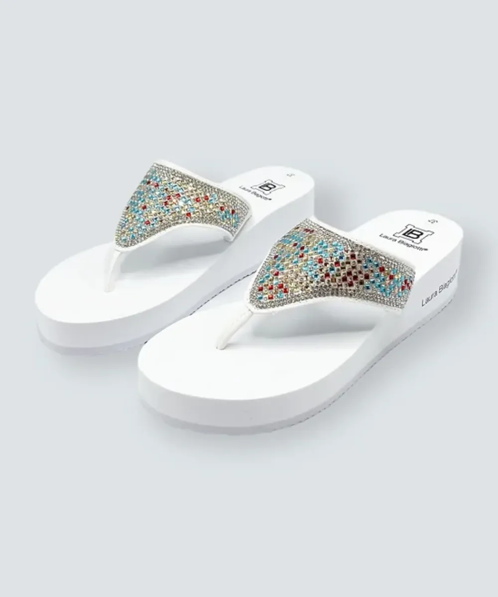 LAURA BIAGIOTTI WEDGE FLIP FLOP