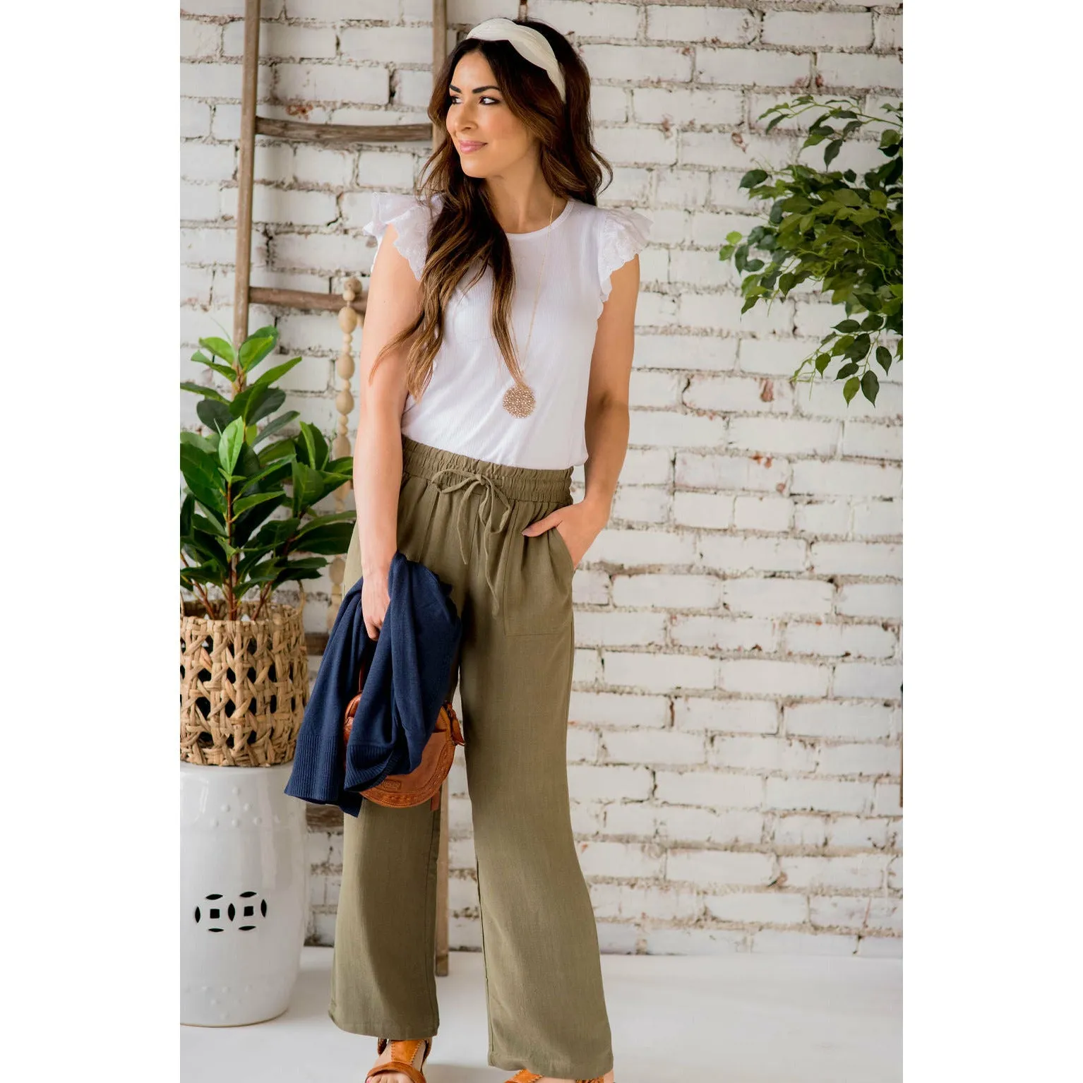 Lightweight Drawstring Pants