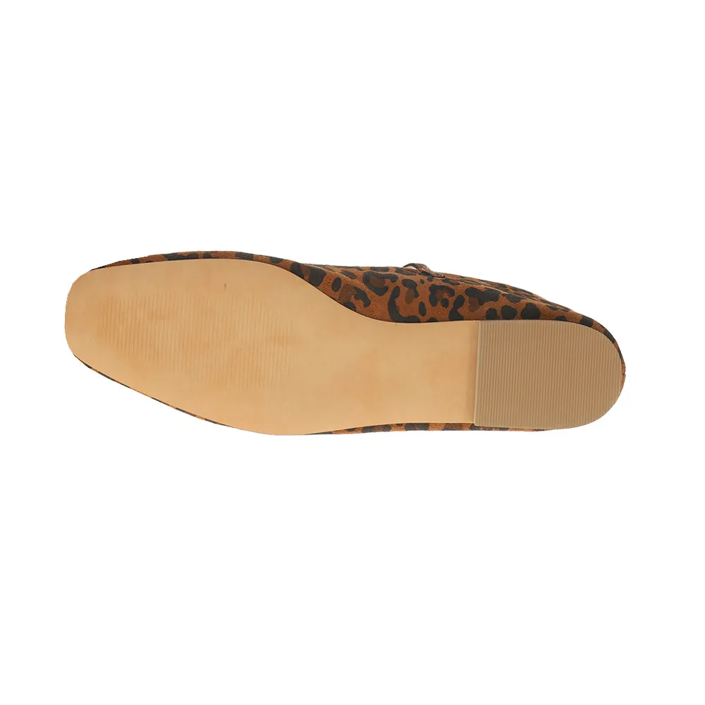 Maple Leopard Ballet Flats