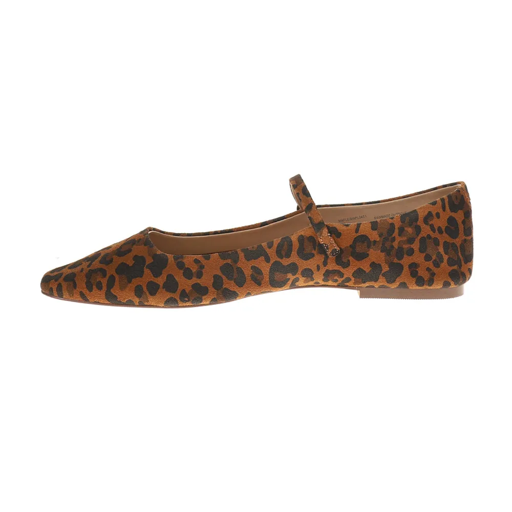 Maple Leopard Ballet Flats