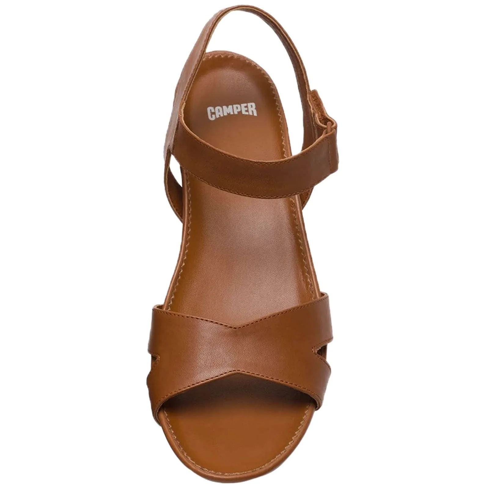 Micro Calfskin Leather Women's Wedge Heel Sandals