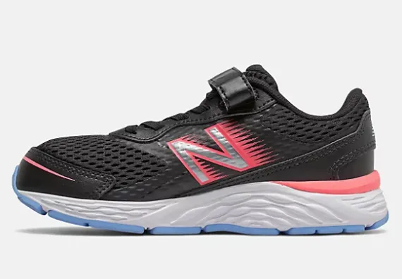 New Balance Black 680v6 Children’s Sneaker