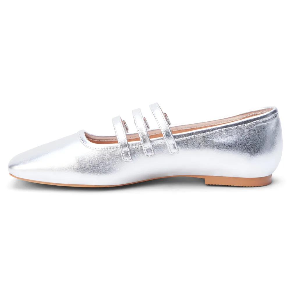 Nova Metallic Ballet Flats