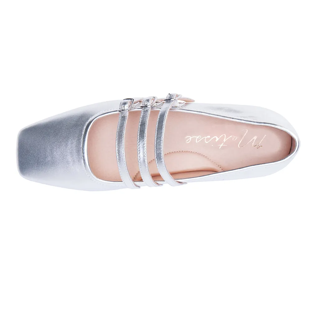 Nova Metallic Ballet Flats