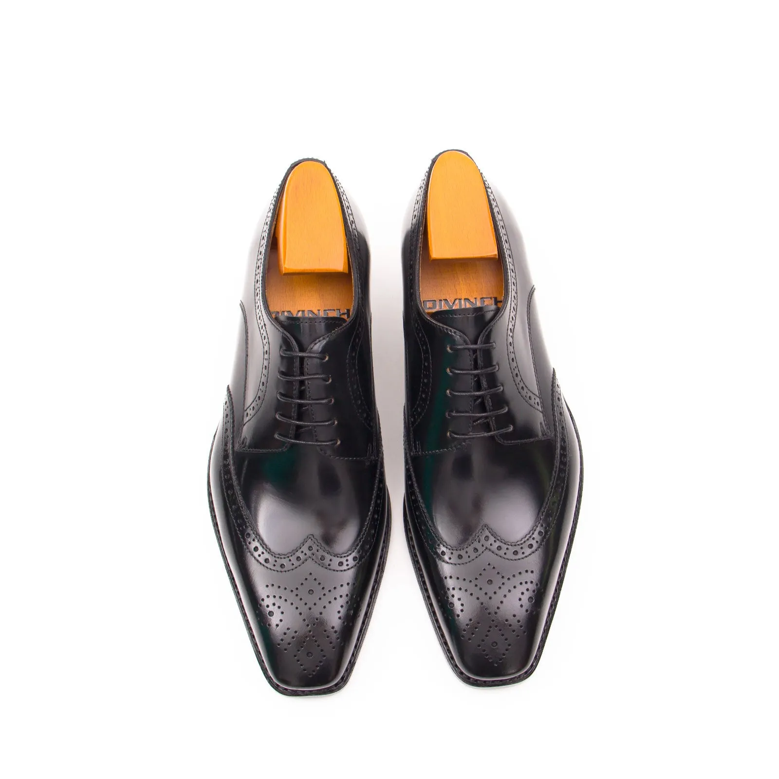 Patent leather goodyear welt dress shoes Black