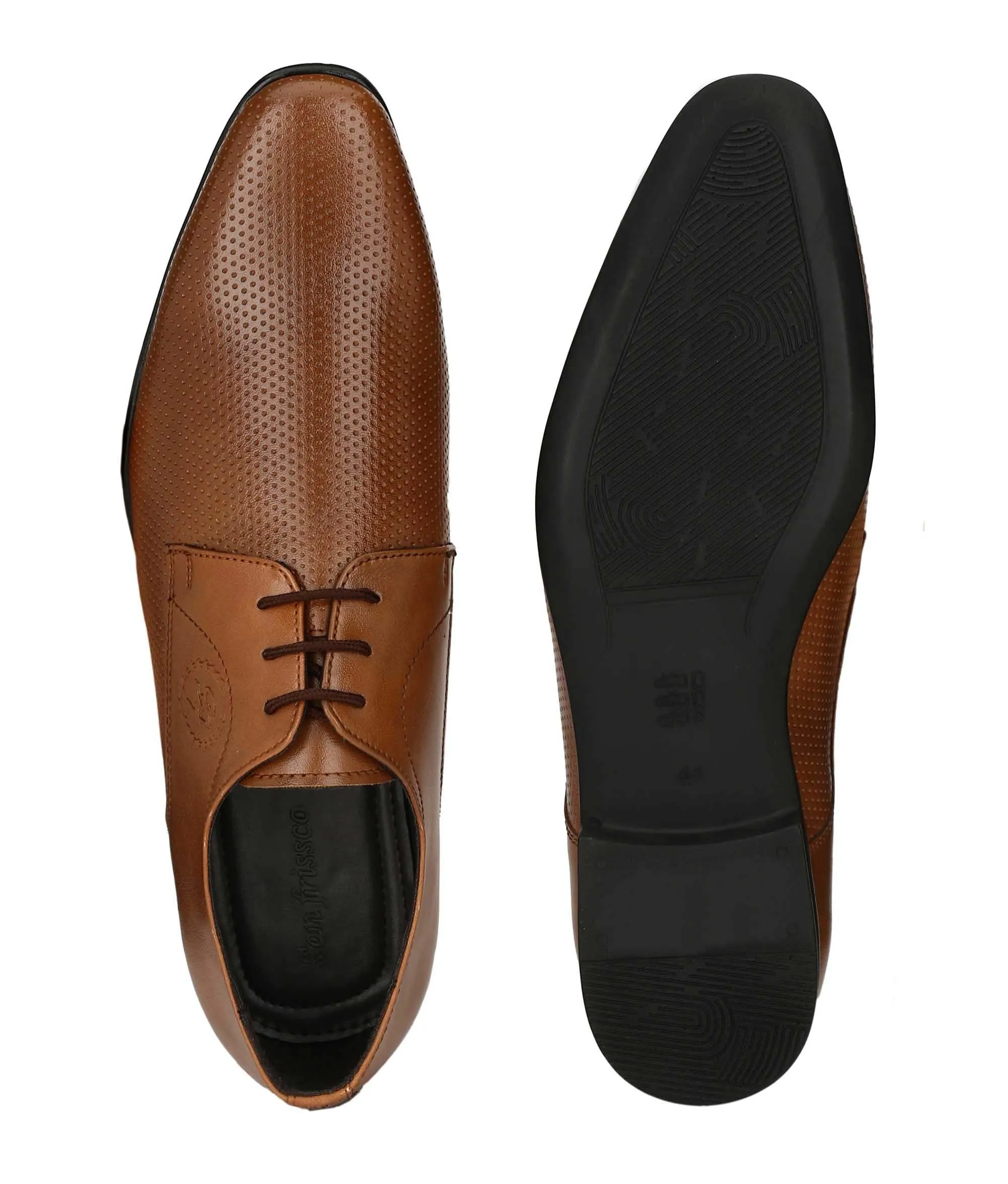 Tan Derby Formal Shoes