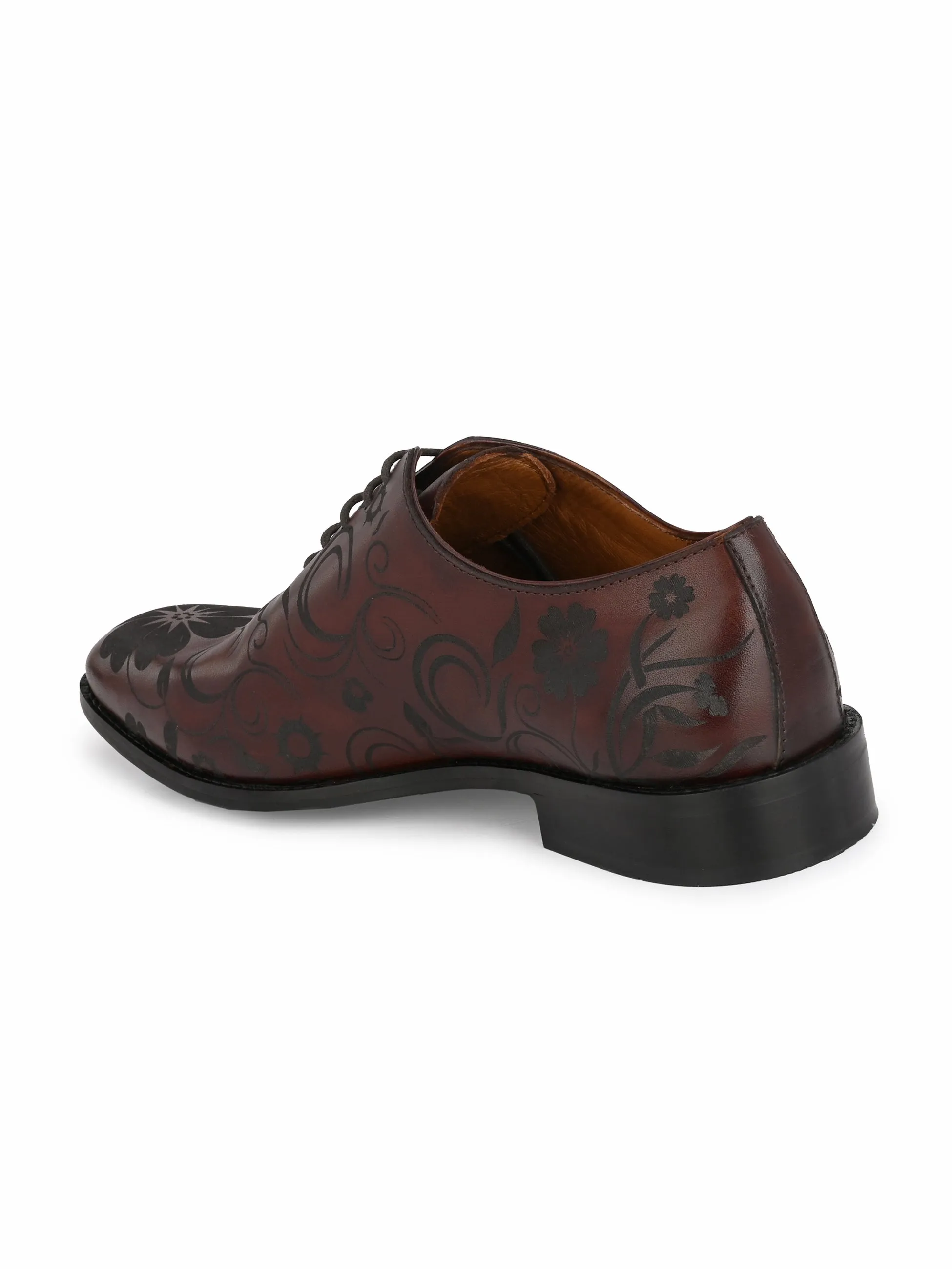 Titan Brown Derby Shoes