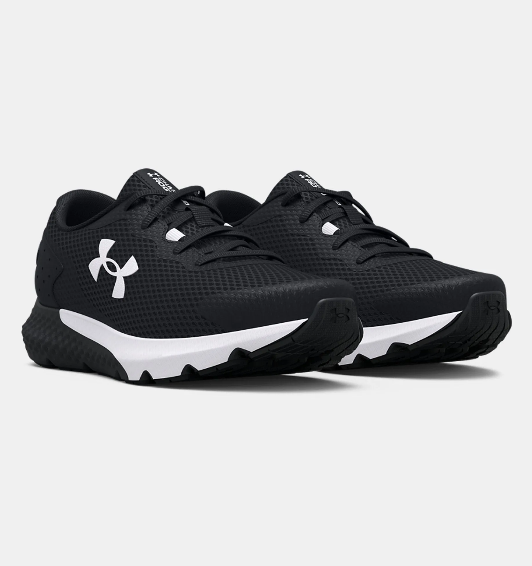 Under Armour Black/White Charged Rogue 3 Children’s Sneaker