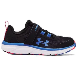 Under Armour Black/White/Victory Blue Assert 9 Children’s A/C Sneaker