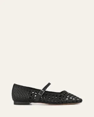 WILLIS CASUAL FLATS BLACK LEATHER